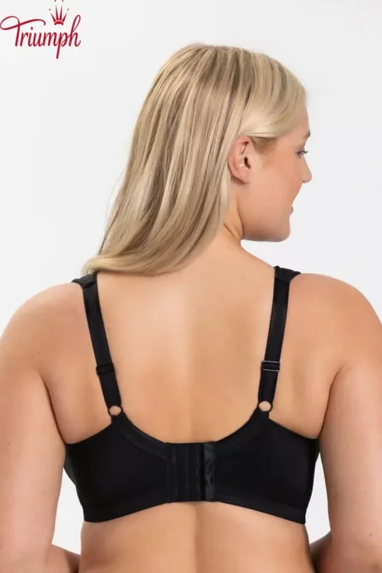 Triumph - (3ks) Bez drátěná podprsenka Nevycpané košíčky s plochými švy