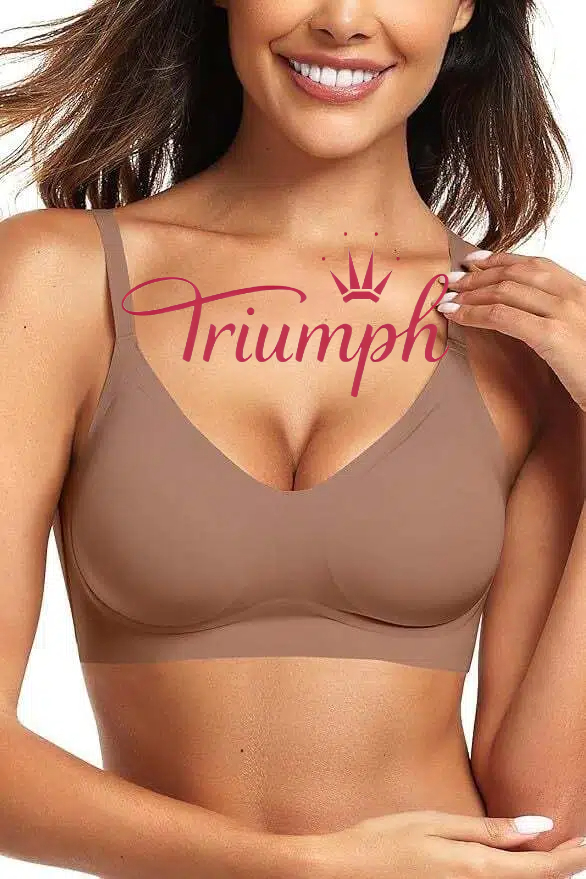 Triumph - 3 ks (75A-110F) 💝Dámská bezešvá podprsenka bez kostic, pohodlná push-up podprsenka✨