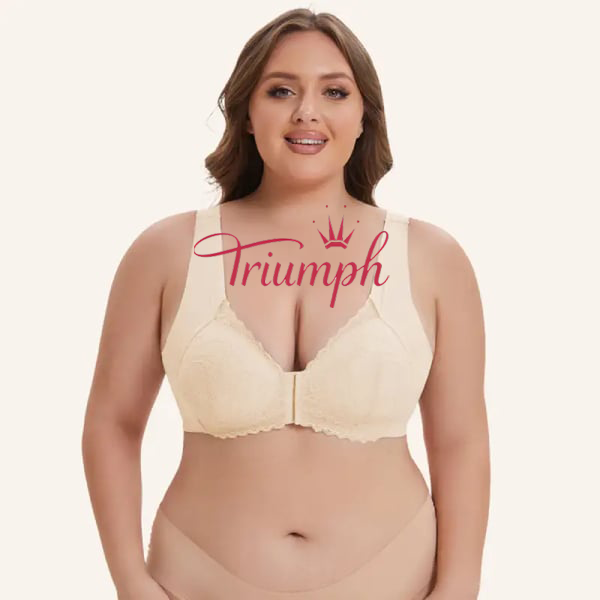 Triumph - (3 buc) Sutien de susținere fără sârmă cu închidere în față modelat 5D