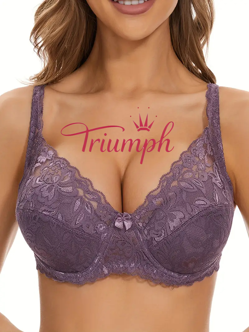 Triumph® 3 ks💖50% sleva✨Elegantní krajková push-up podprsenka pro ženy [65A-120H]