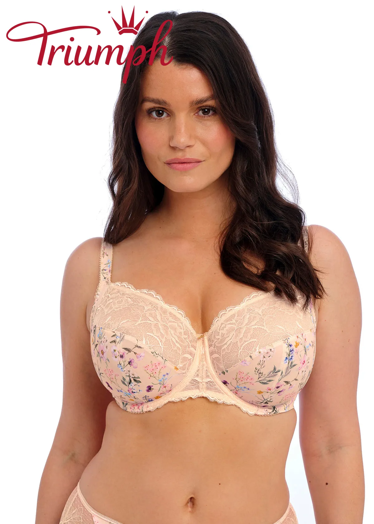 Triumph® 3 ks💖50% sleva✨2025 Podprsenka s kosticemi a květinovým vzorem [65A-120H]