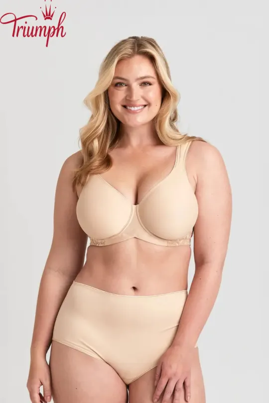 Triumph - (3 szt.) Biustonosz bez fiszbin, bez usztywnienia