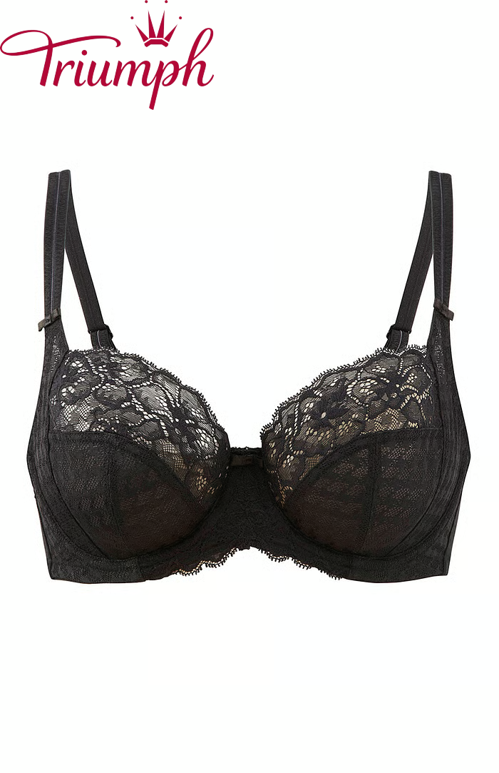 Triumph® 3 ks💖50% sleva✨Elegantní krajková podprsenka s plnými košíčky pro větší velikosti [65A-120H]