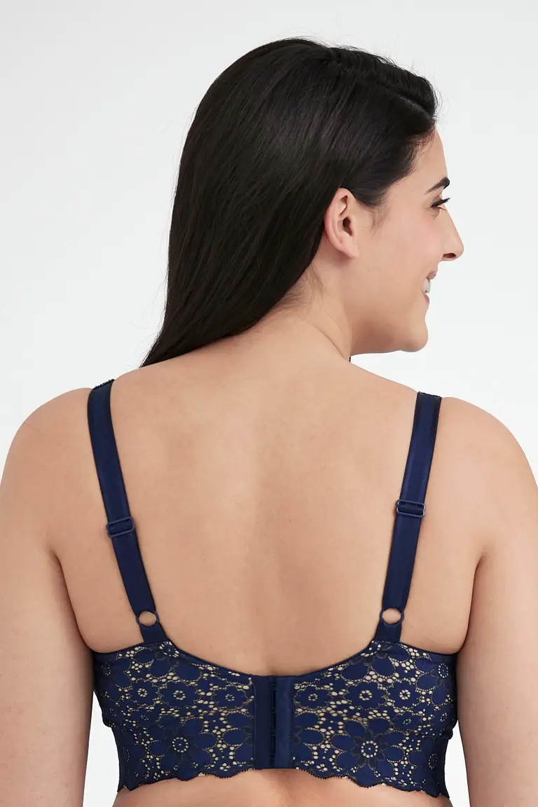 💖 3dílný set Triumph Dámská pohodlná krajková podprsenka z čisté bavlny