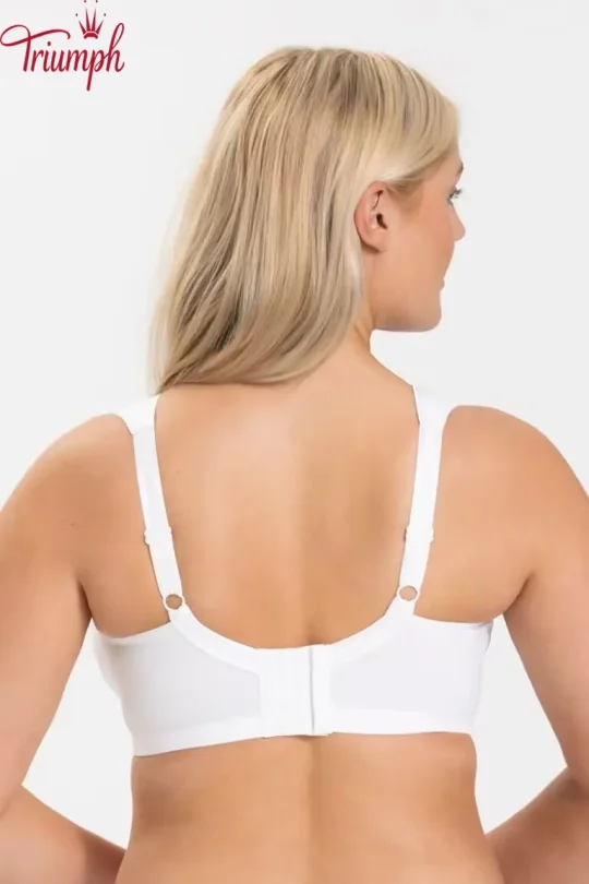 Triumph - (3ks) Bez drátěná podprsenka Nevycpané košíčky s plochými švy