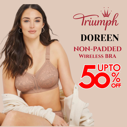 💖Triumph® 3 kusy v balení ✨Průsvitná podprsenka bez vycpávek pro velké poprsí