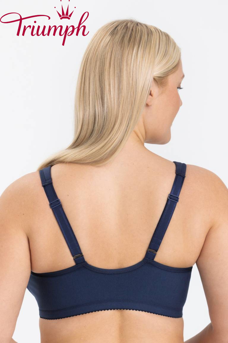   Triumph - 3 dílná sada 🔥 Podprsenka Broderie Anglaise s předním zapínáním