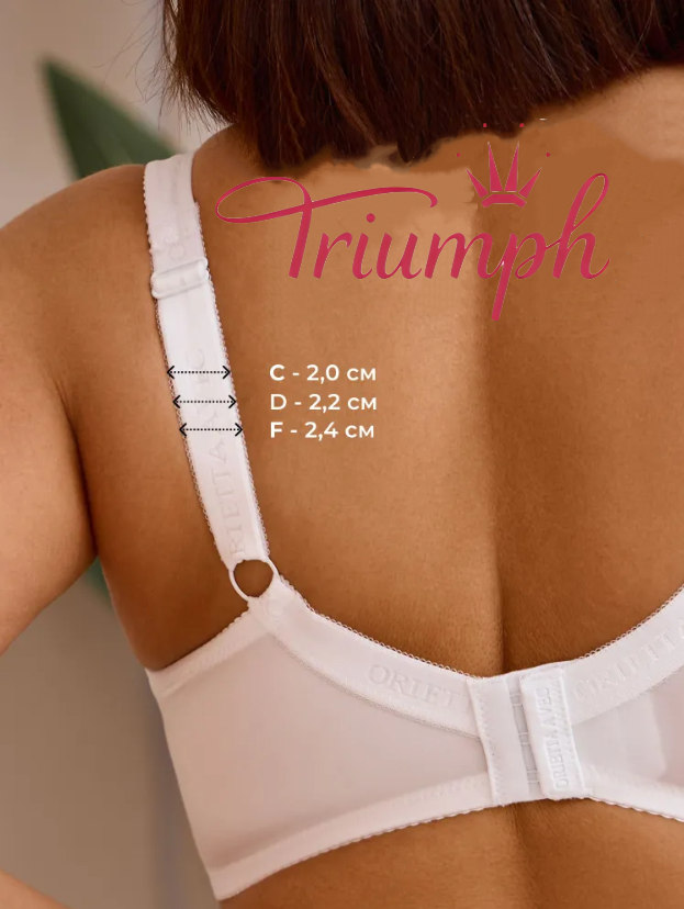 Triumph - 3dílná sada 🔥 Podprsenka s potiskem a krajkou