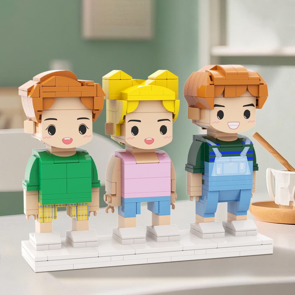 Full Body Custom Brick Figures Small Particle Block Toy Brick Me Gifts