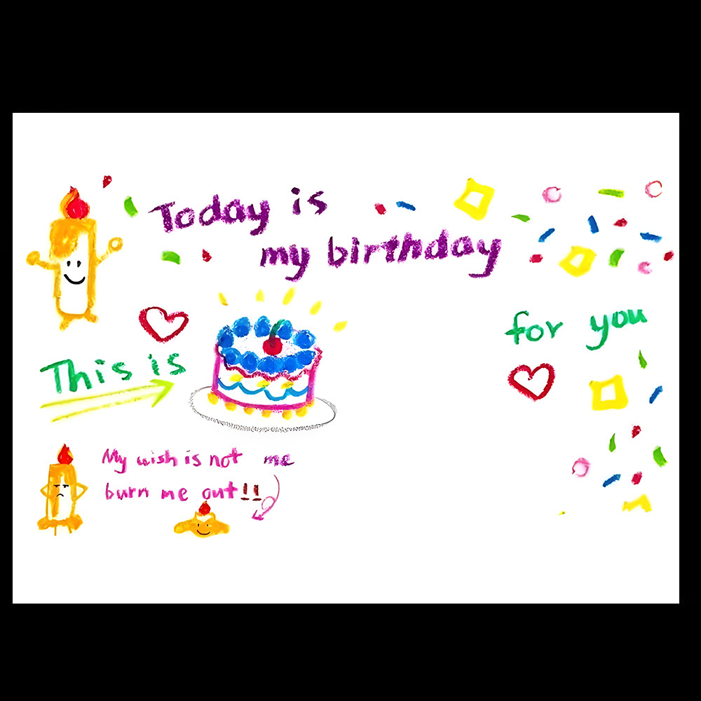 Custom Text Atmosphere Projector Film Slides Card