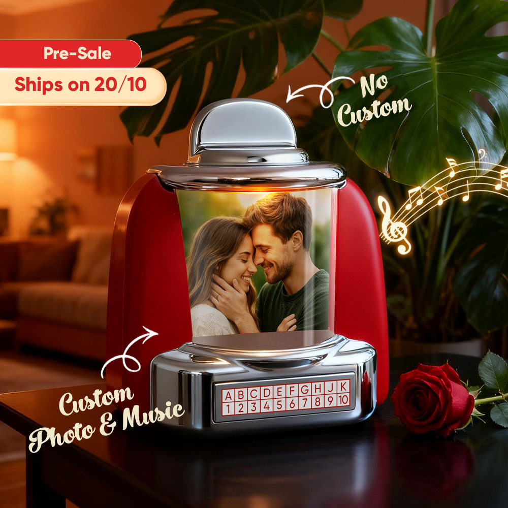 (Pre-Sale, Ships on 20/10)Custom Jukebox Retro Speaker – Personalized 