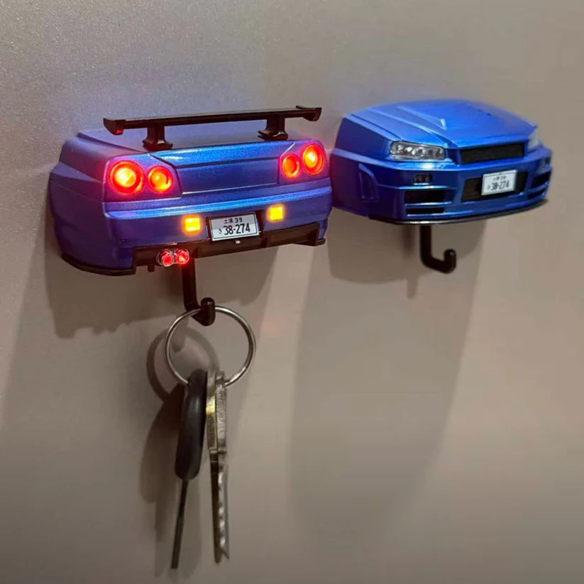 JDM Lconic Light Wall Mount Key Holder The Ultimate JDM Home Decor