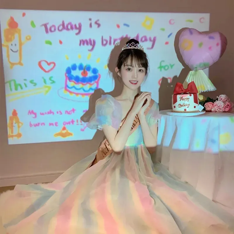 Custom Text Atmosphere Projector Film Slides Card