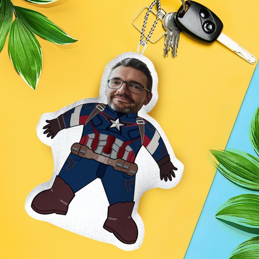 Custom Captain America Keychain Minime Keychain for Kids