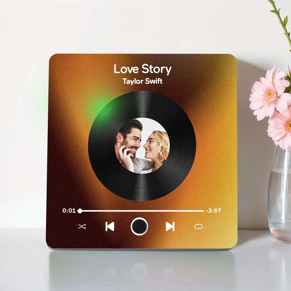 Customized Spotify Album Fridge Magnet Personalized Music Fridge Magnet Can Play Songs and Adjust Volume