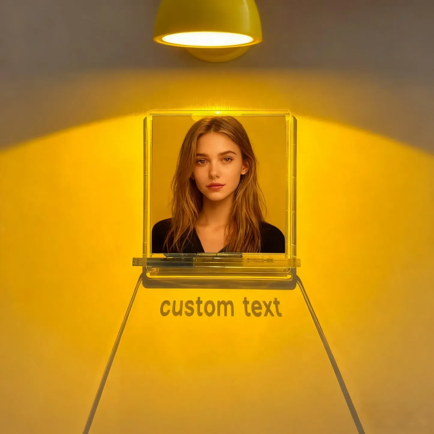 Custom Projector Fridge Magnet– Acrylic Decor with Dreamy Light Projection