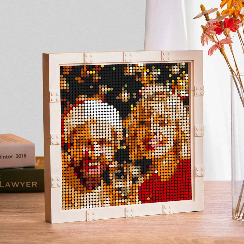 Custom Photo Mosaic Pixel Frames Best Christmas Gifts - CustWit