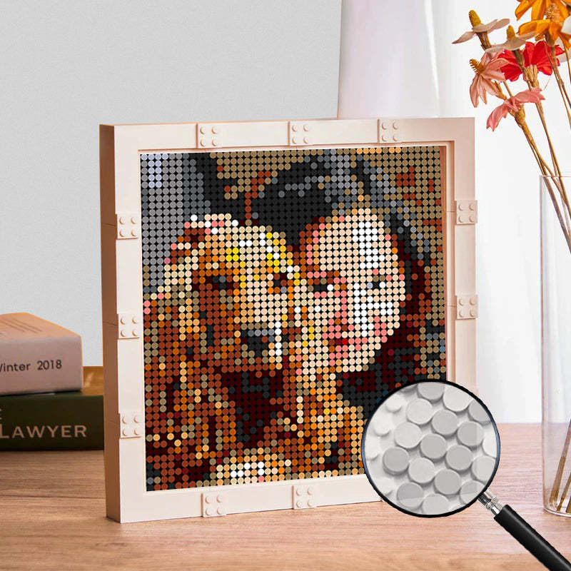 Custom Photo Mosaic Pixel Frames Best Christmas Gifts - CustWit
