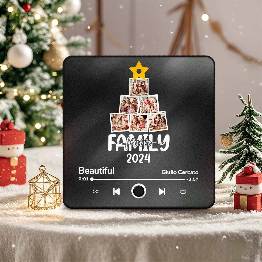 Customized Music Fridge Magnet Personalized Fridge Magnet With Photo Creative Gift Christmas Tree