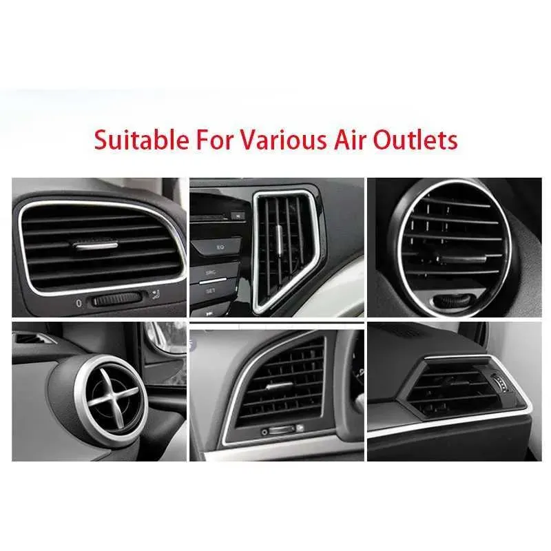 Custom Text Car Air Freshener with LED atmosphere light, Car air outlet aromatherapy perfume Custom Car Accessories