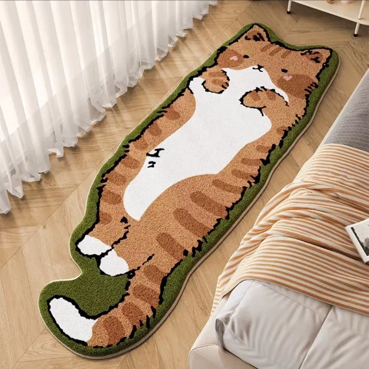 Cat Rug Cat-Shaped Bath Mat – Soft & Non-Slip Rug for Bathroom and Cozy Home Decor