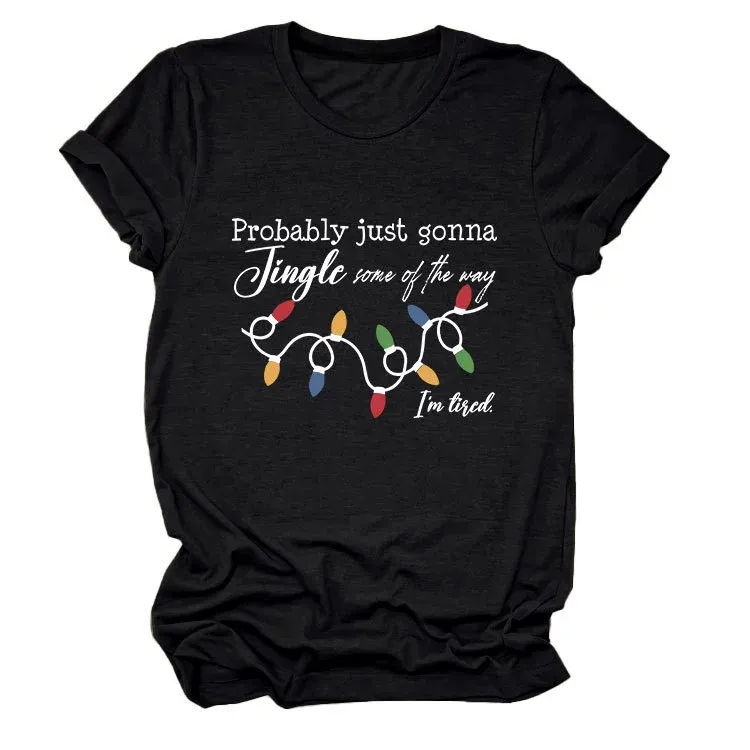 Cute Christmas Print Holiday Sweatshirt / T-Shirt – Festive Winter Graphic for Women & Men