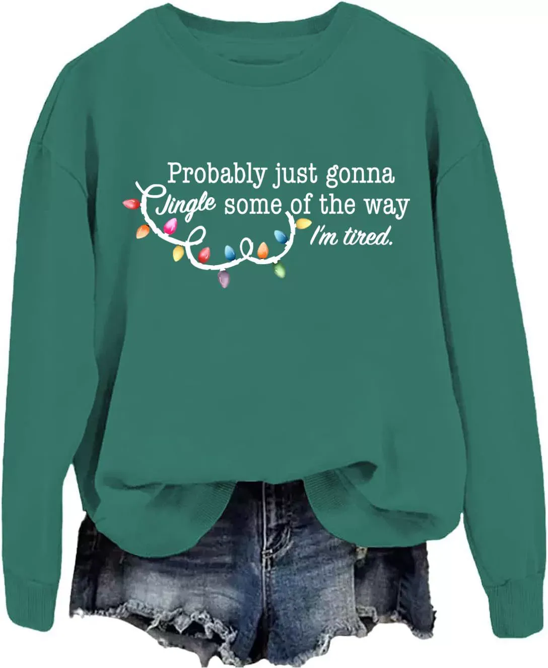 Cute Christmas Print Holiday Sweatshirt / T-Shirt – Festive Winter Graphic for Women & Men