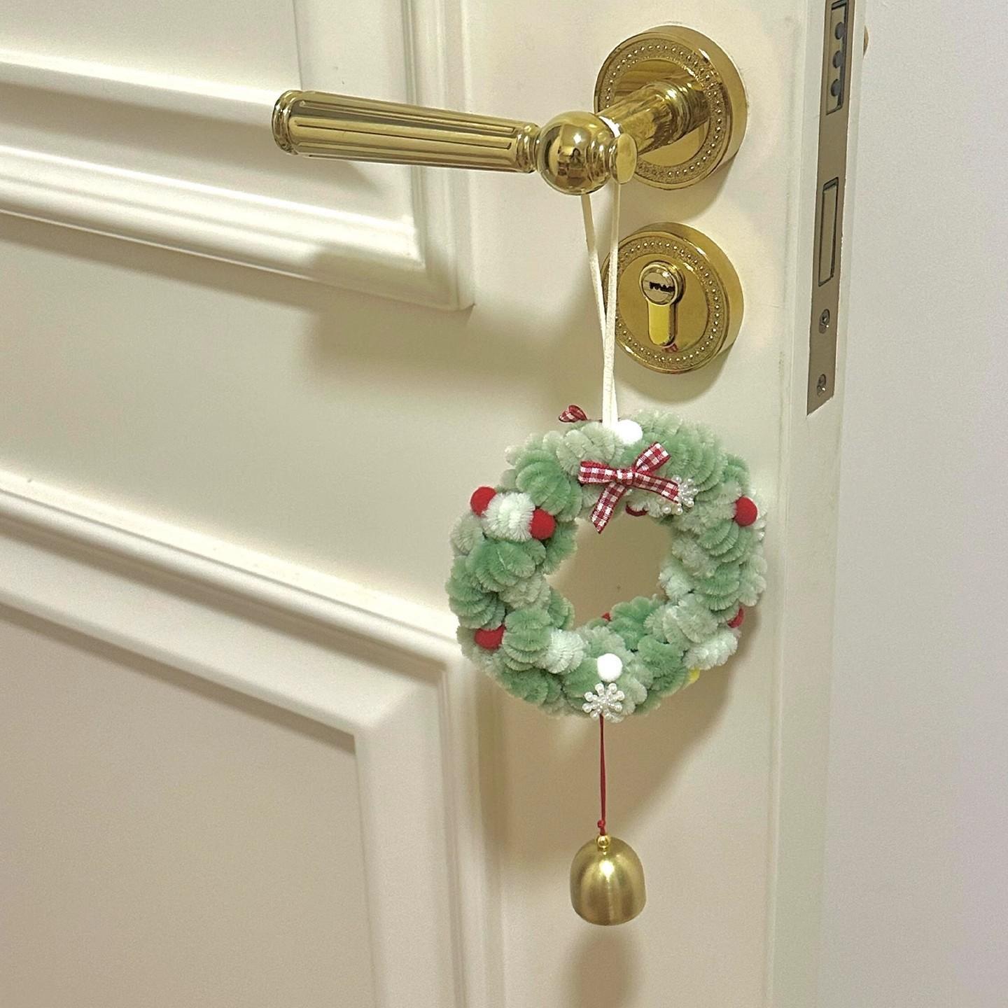 Twist Pipe Cleaner Colorful Flower Wreath Car Hanging DIY Kit