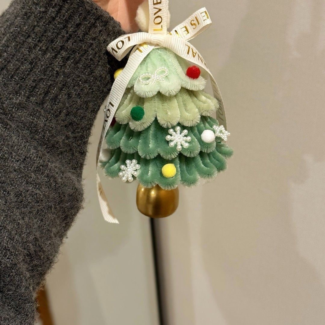 Twist Pipe Cleaner Colorful Flower Wreath Car Hanging DIY Kit