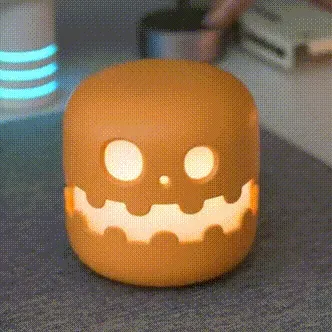 Pumpkin Night Light - Fun and Creative Gift, Ambiance Lamp Halloween Decoration Pumpkin Lantern for Halloween