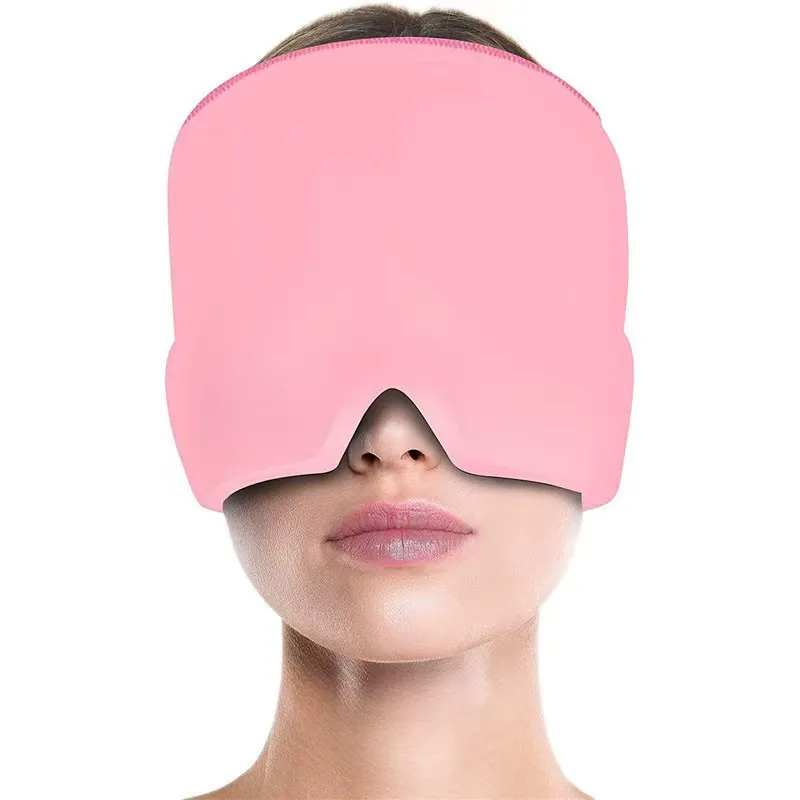 Hot & Cold Gel Head Wrap – Physical Cooling Therapy Cap, Ice Pack Headache Relief Mask