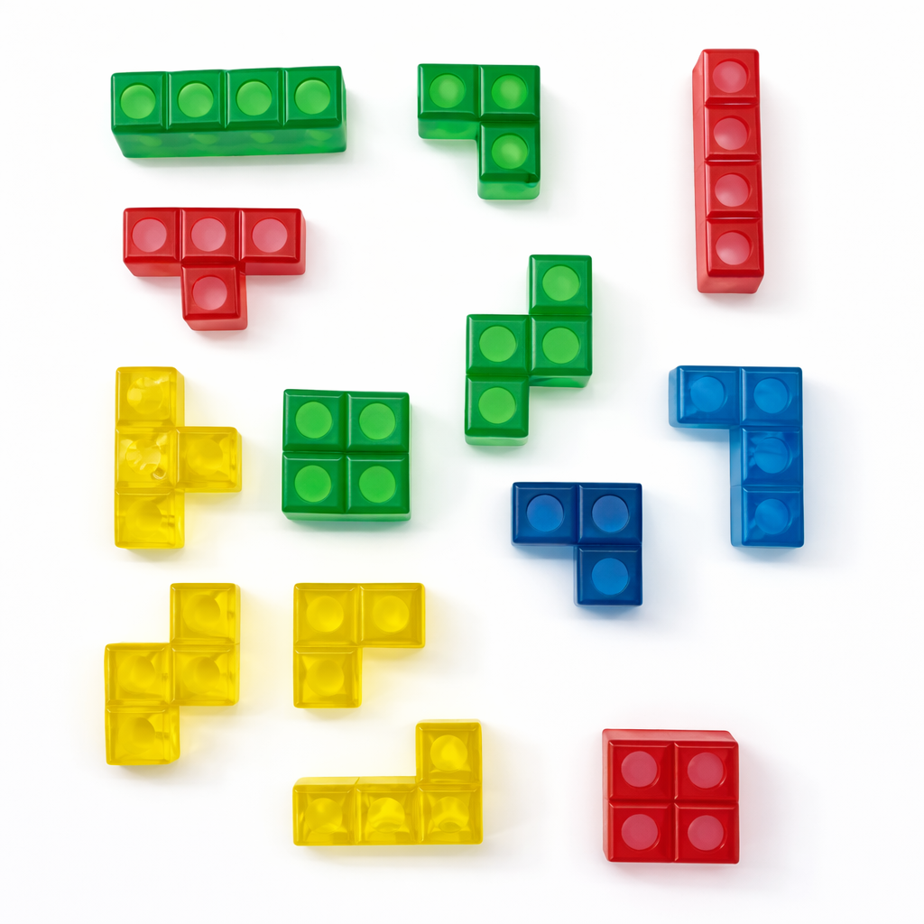 Dinosaur House Puzzle Sensory Toy, Soft Building Blocks Matching Game for Kids Learning & Fine Motor Skills