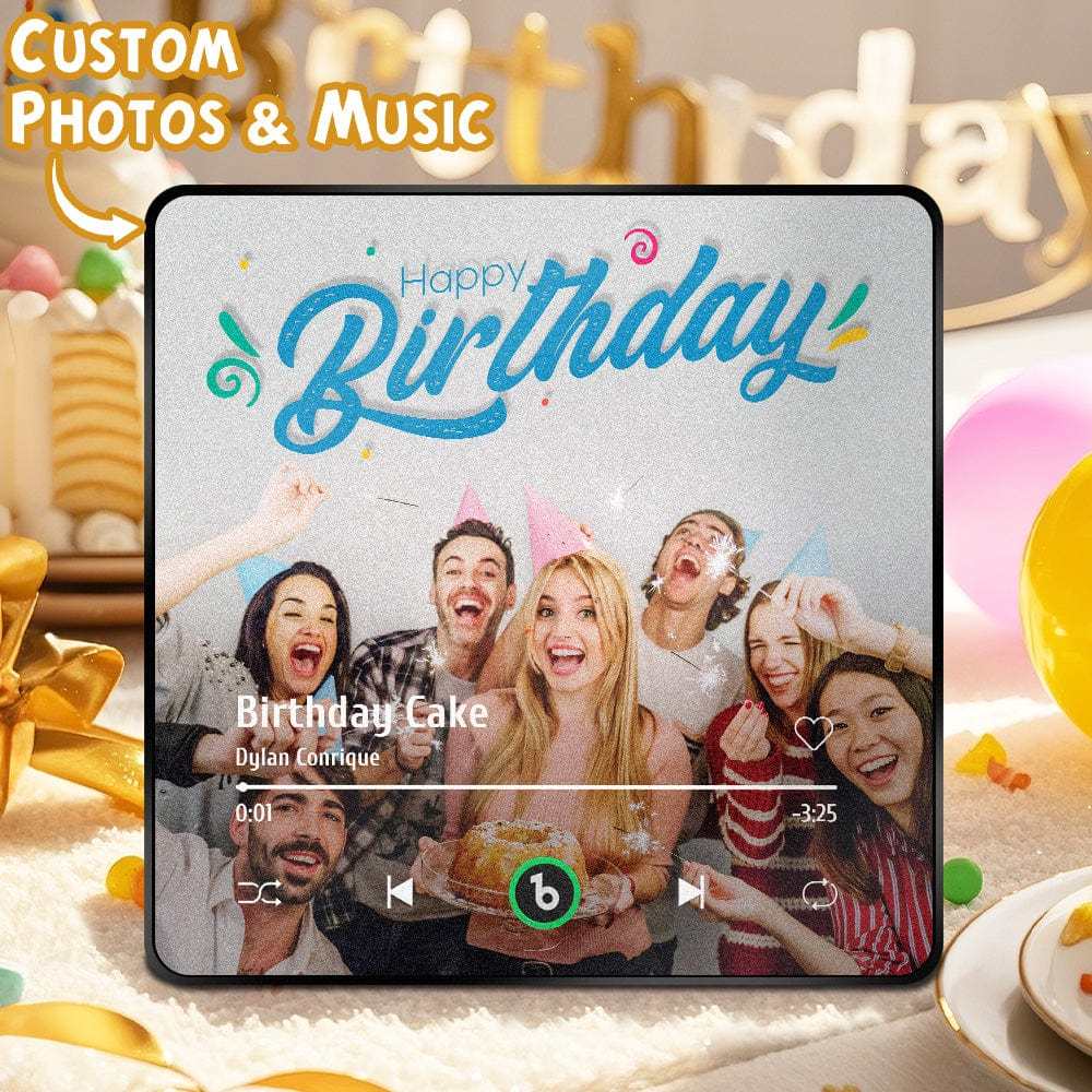 Personalized Photo Album Fridge Magnet Music Wall Photo Sticker Music