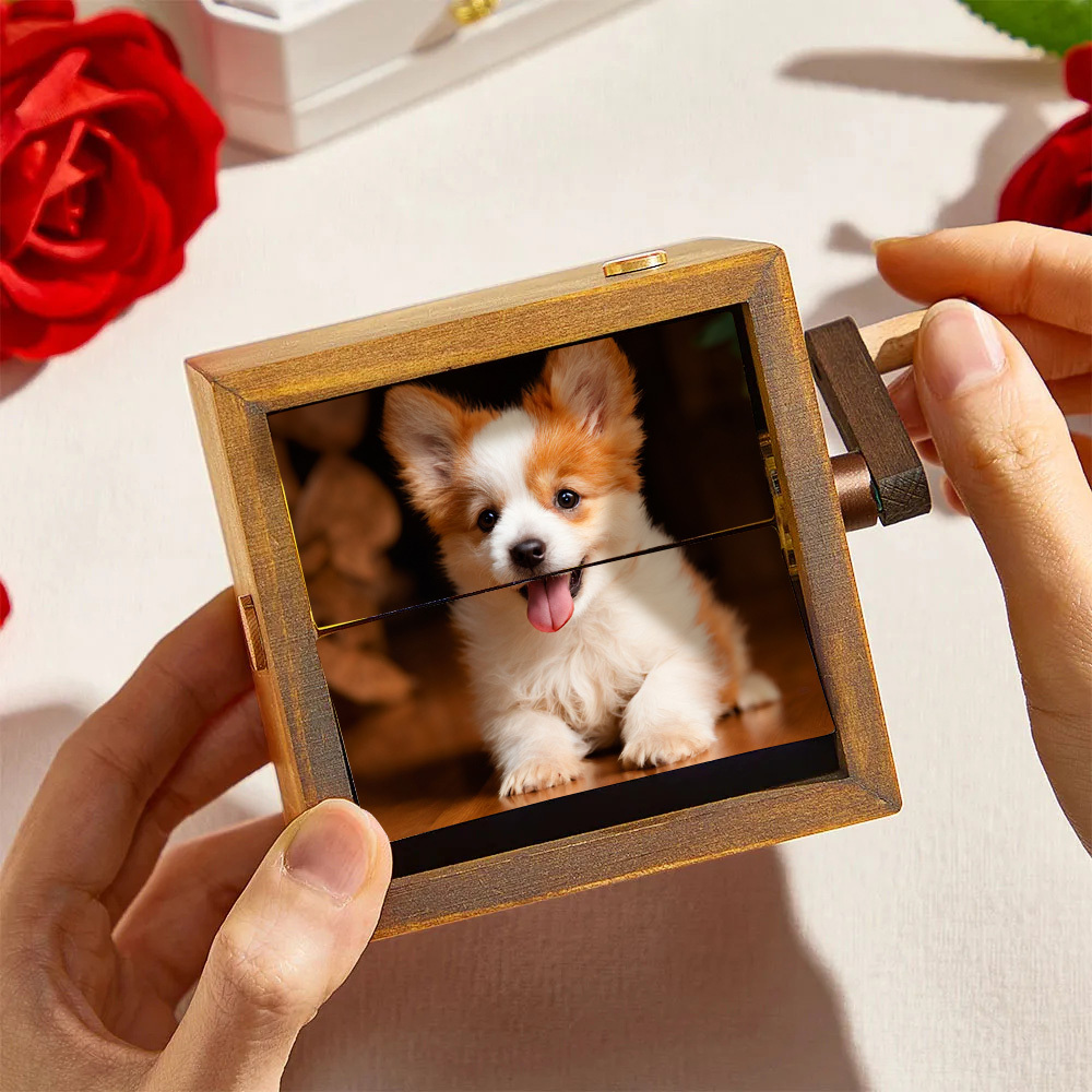 Custom Flip Book Frame Animation Machine Hand-cranked Photo Album