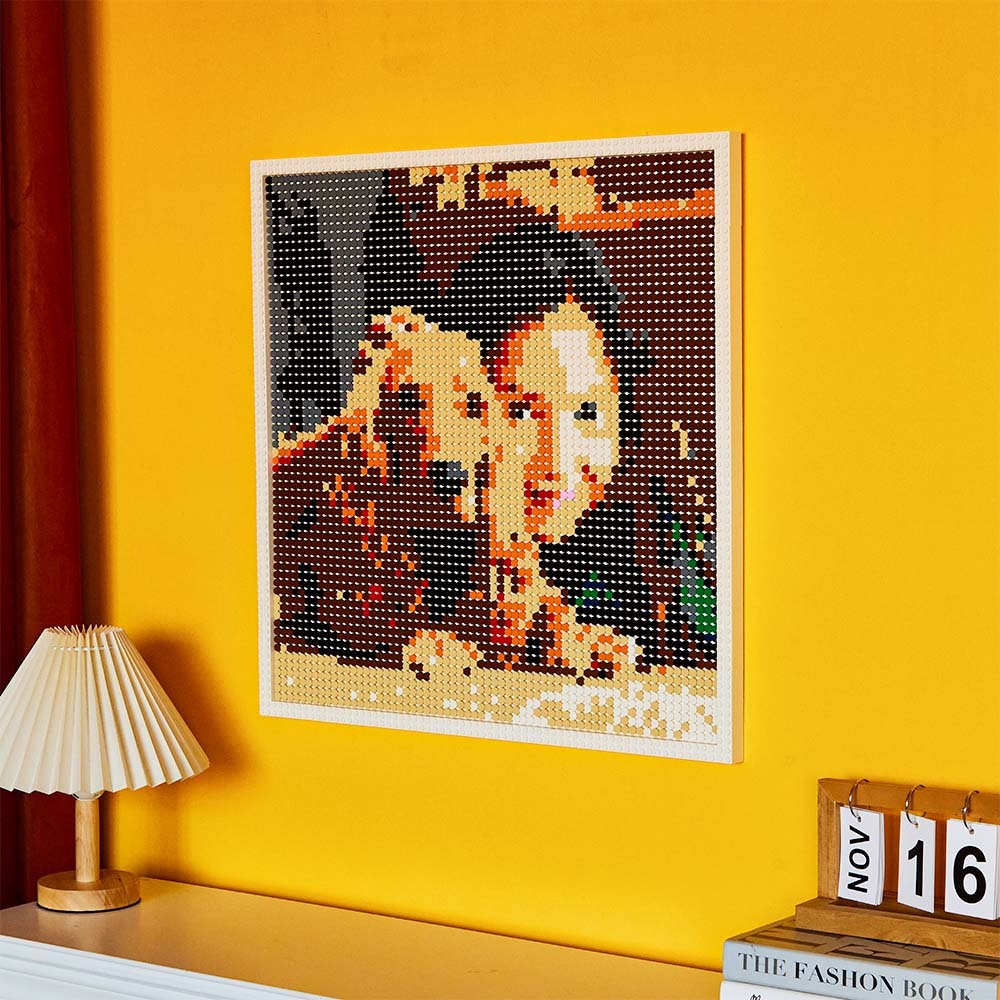 Custom Photo Mosaic Pixel Frames Best Christmas Gifts - CustWit