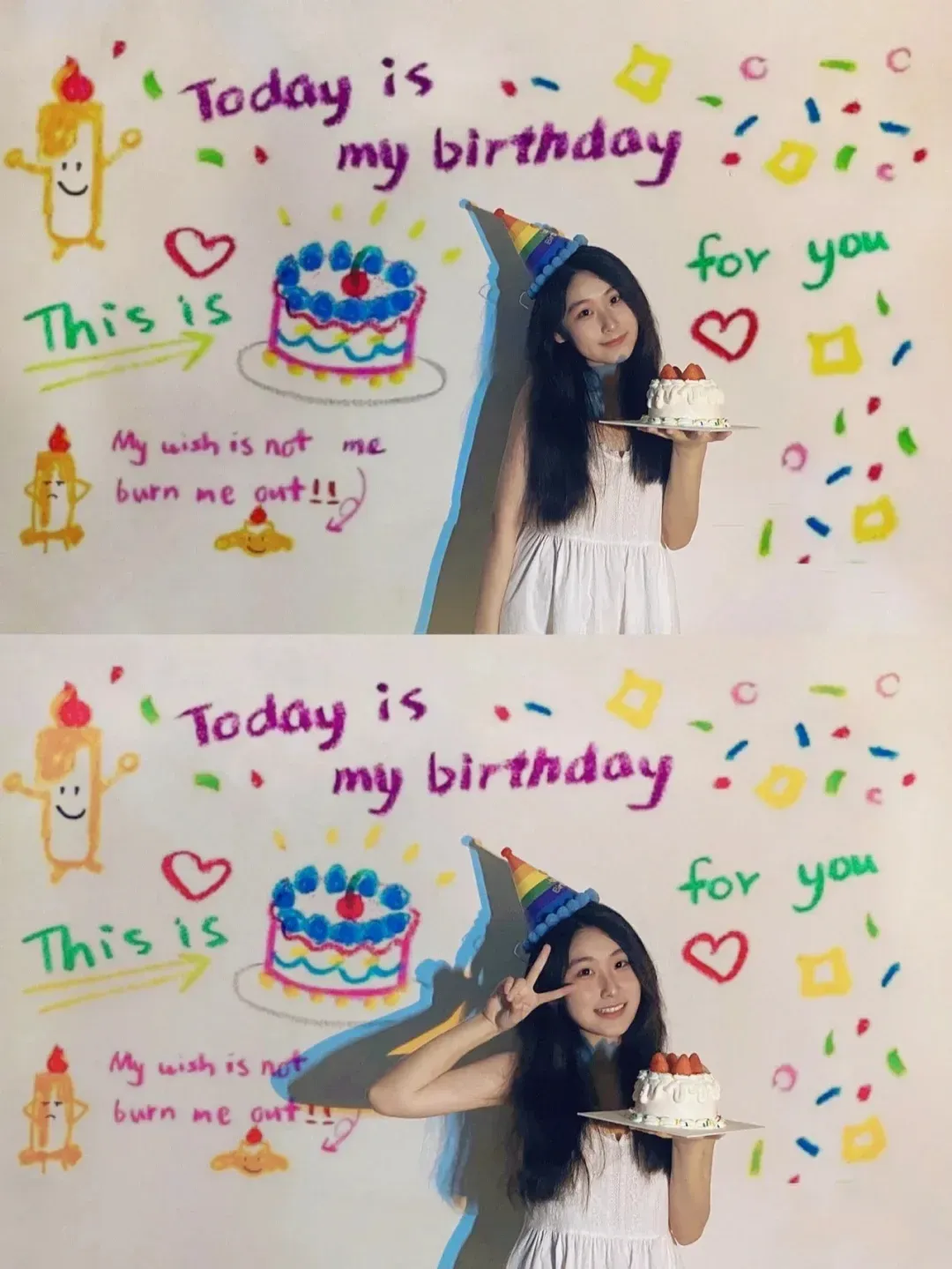 Custom Text Atmosphere Projector Film Slides Card