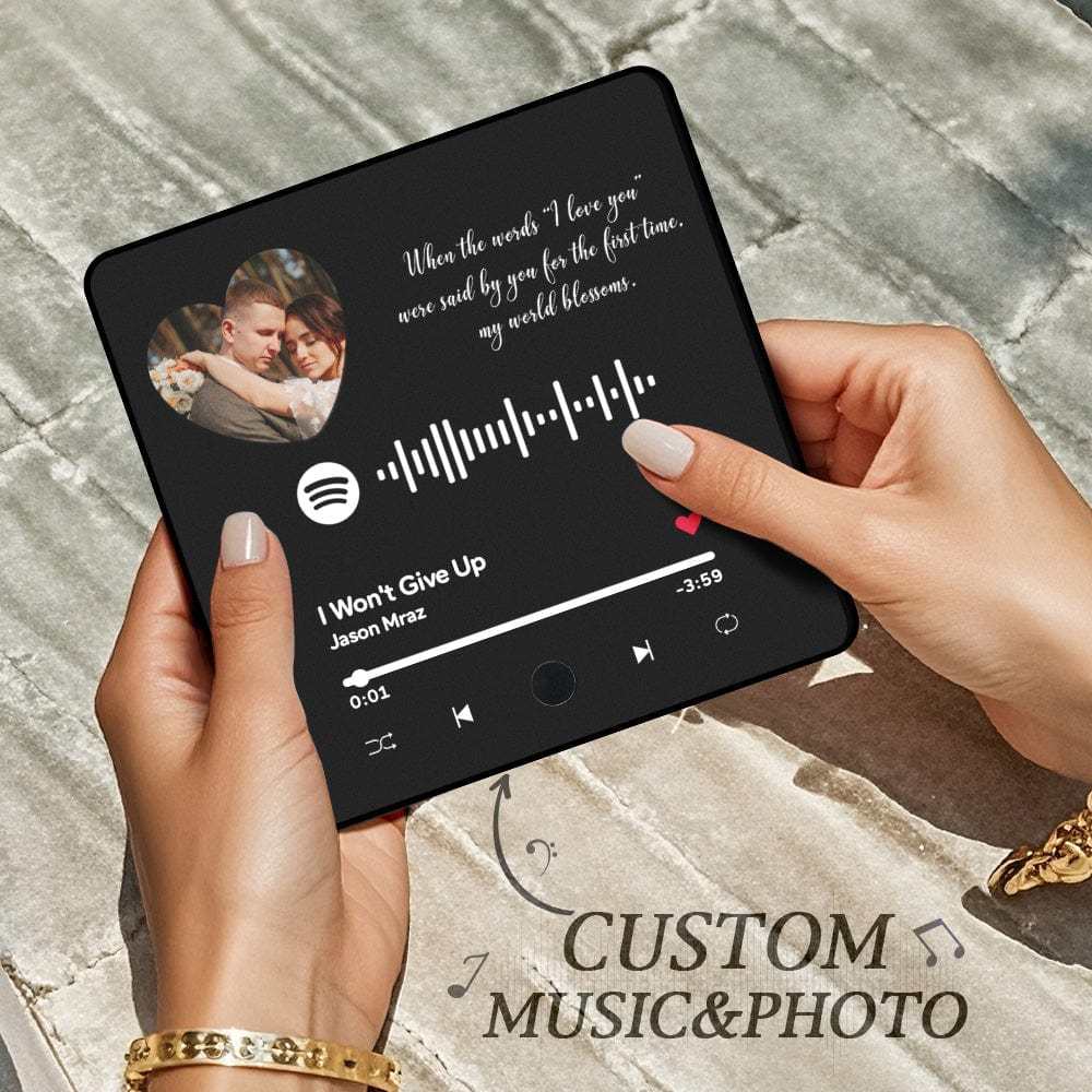 Customized Album Fridge Magnet Personalized Music Fridge Magnet Can Play Songs Gifts