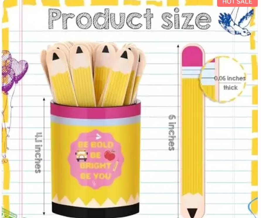Back to School Teacher Gift Flip Name Sticks Set with Storage Cup,Student Name Sticks with Metal Buckets & Stickers – Classroom Management & Student Grouping Tool for Teachers
