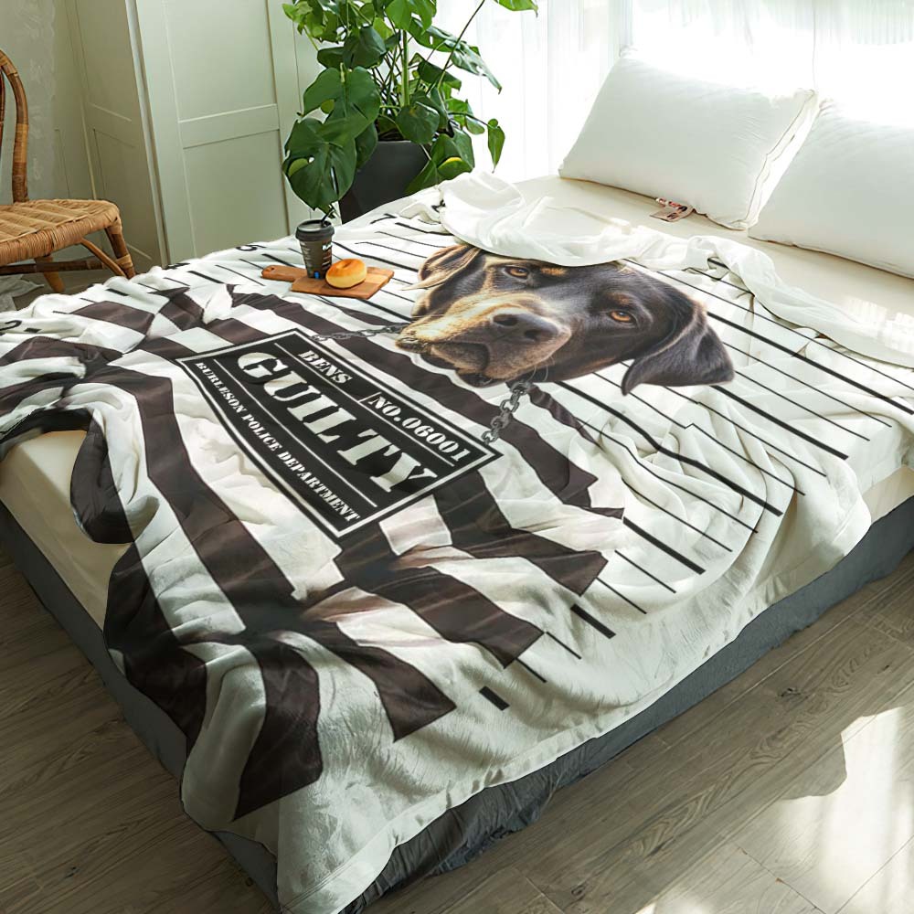 Custom Photo & Name "Personal Stalker" Blanket