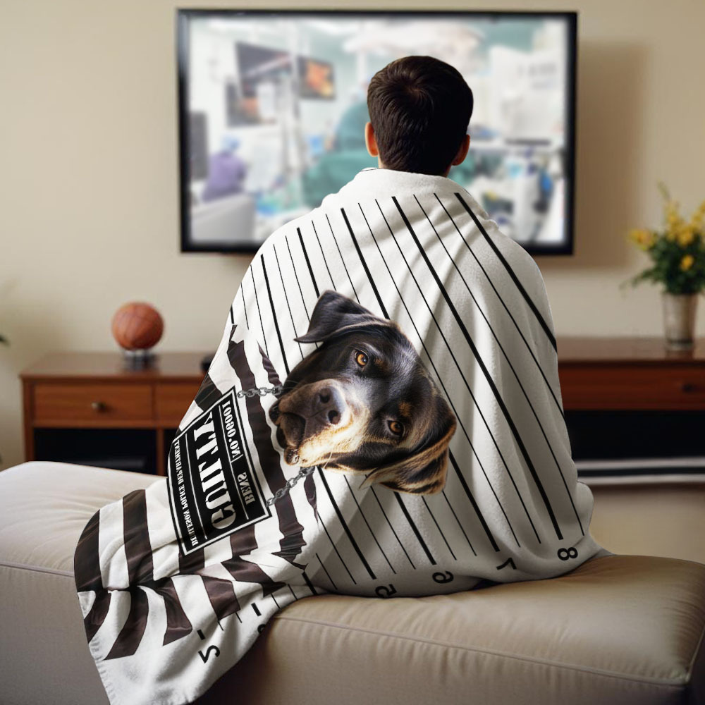 Custom Photo & Name "Personal Stalker" Blanket