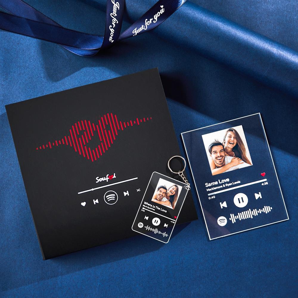 Scannable Spotify Code Plaque Night Light Music and Photo Acrylic Various Music Combination Styles