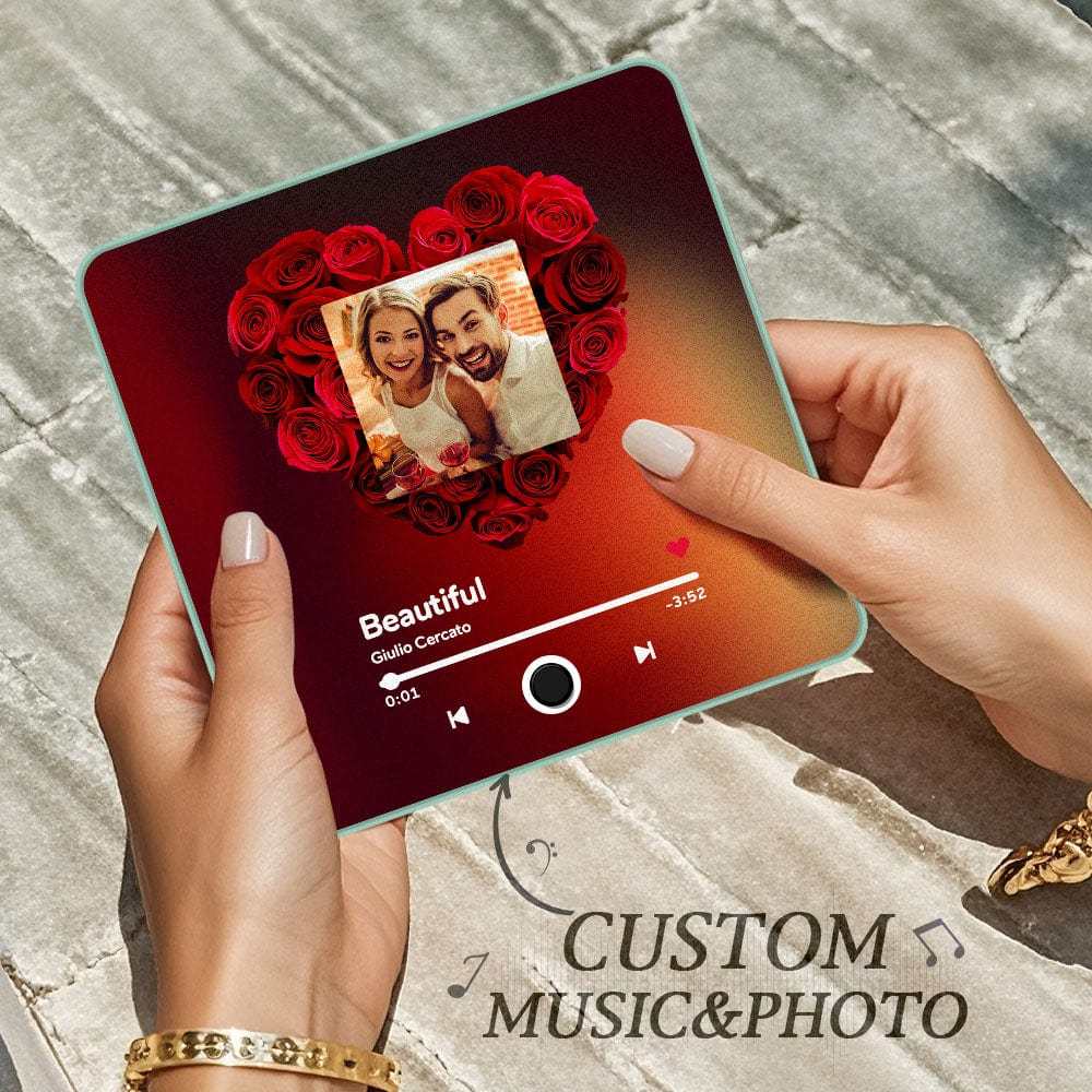 Custom Album Fridge Magnet Personalized Music Fridge Magnet Can Play Music and Adjust Volume