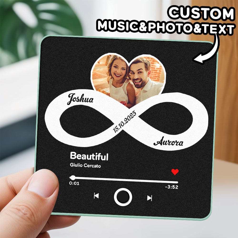 Customized Album Fridge Magnet Personalized Music Fridge Magnet Can Play Songs Gifts