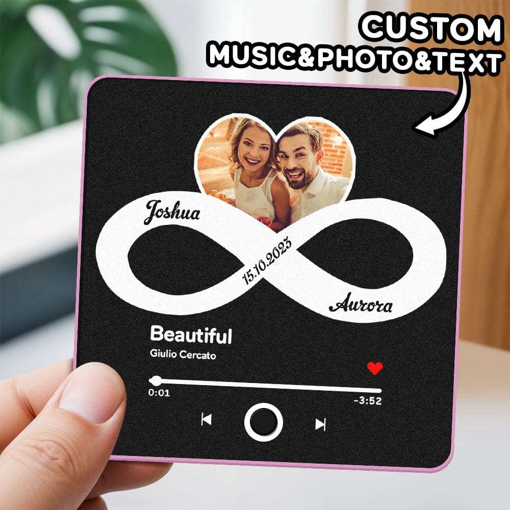 Customized Album Fridge Magnet Personalized Music Fridge Magnet Can Play Songs Gifts