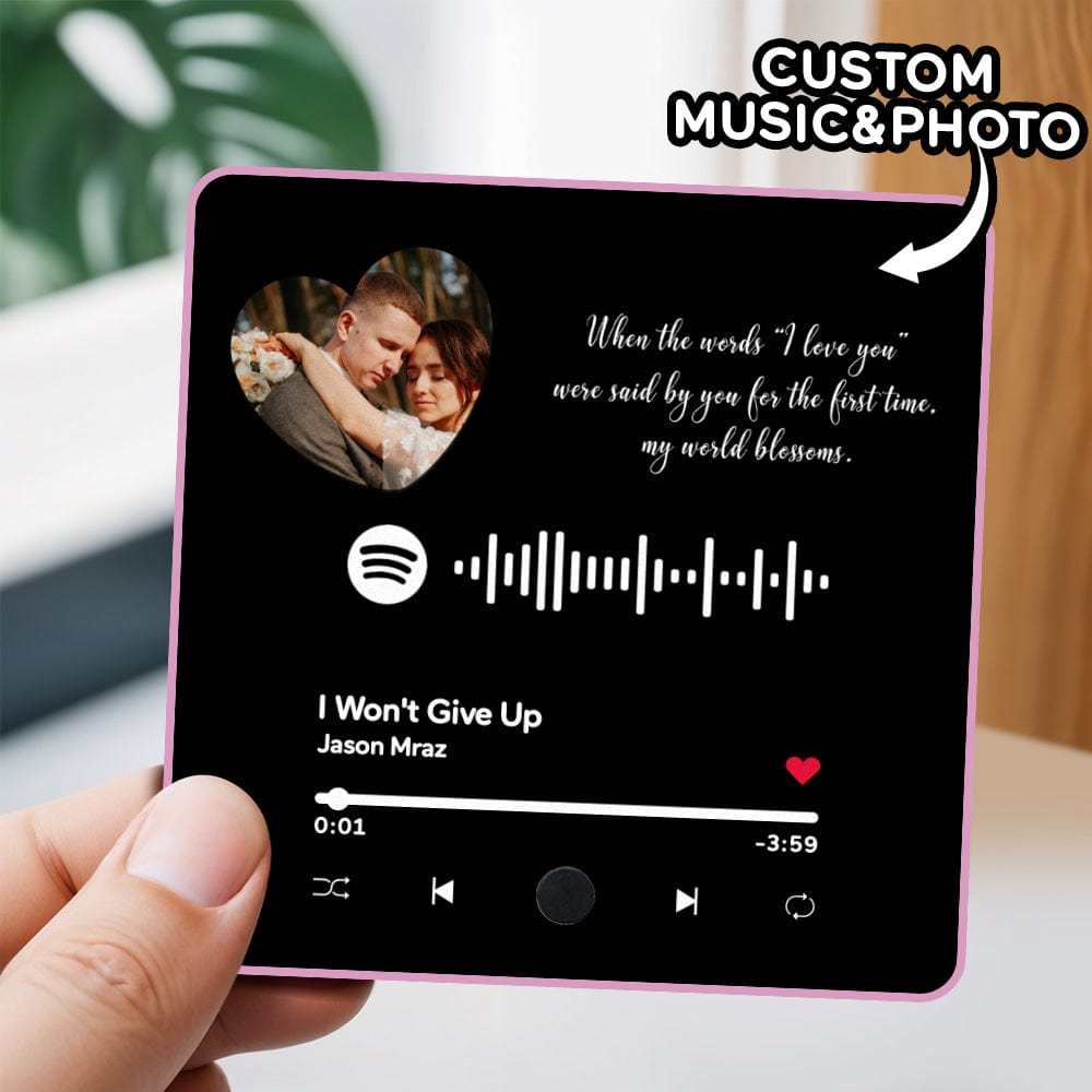 Customized Album Fridge Magnet Personalized Music Fridge Magnet Can Play Songs Gifts