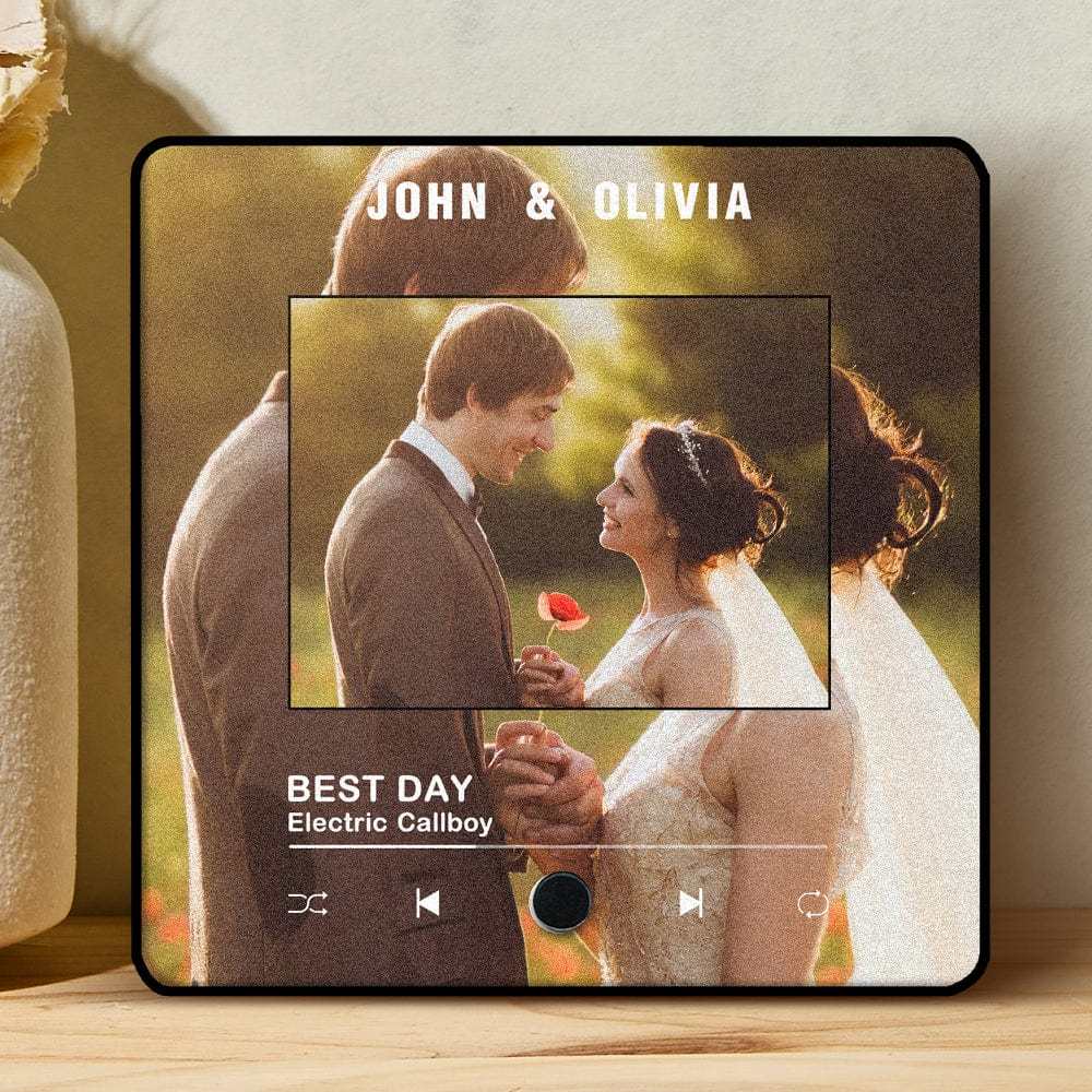 Customized Album Fridge Magnet Personalized Music Fridge Magnet Can Play Songs Gifts