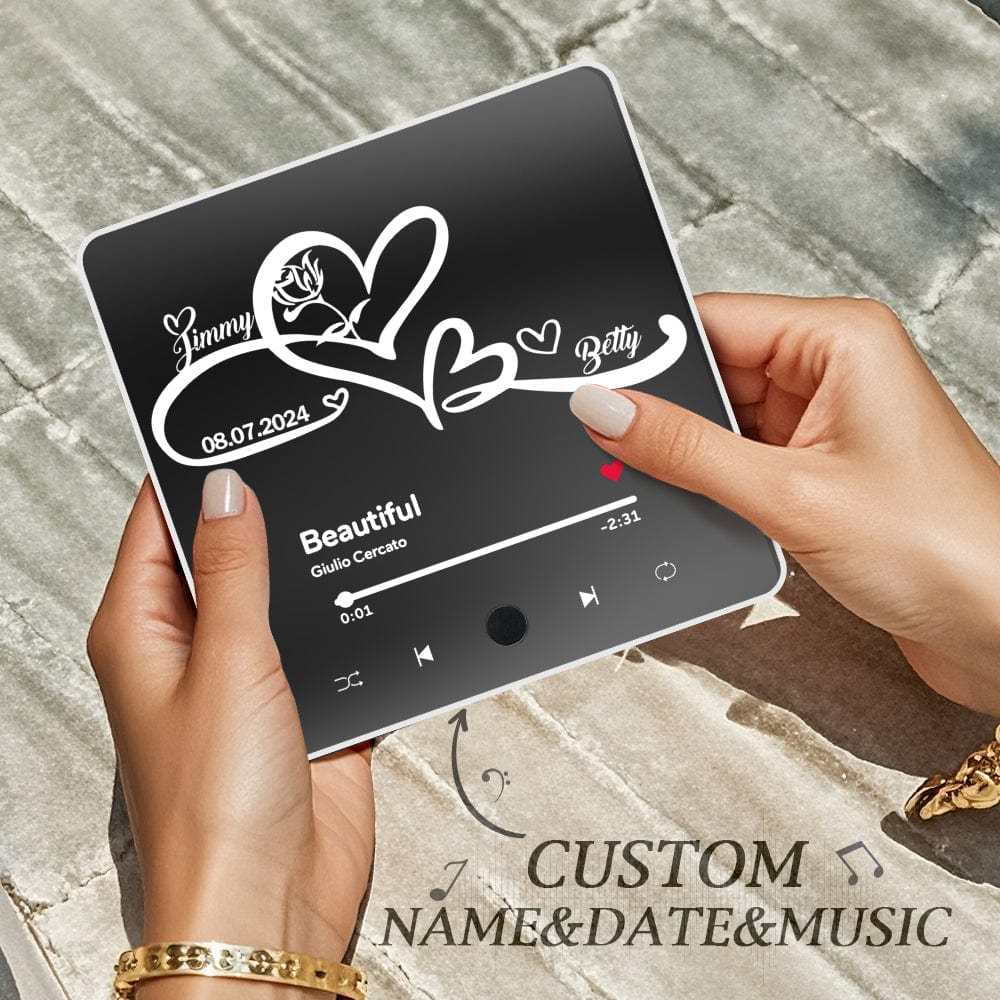 Customized Album Fridge Magnet Personalized Music Fridge Magnet Can Play Songs Gifts