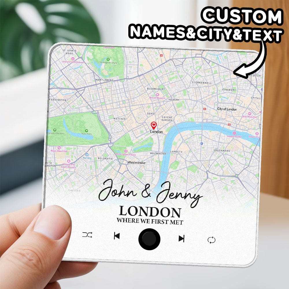 Custom Album Fridge Magnet Personalized Music Fridge Magnet Can Play Songs and Adjust Volume for Couples