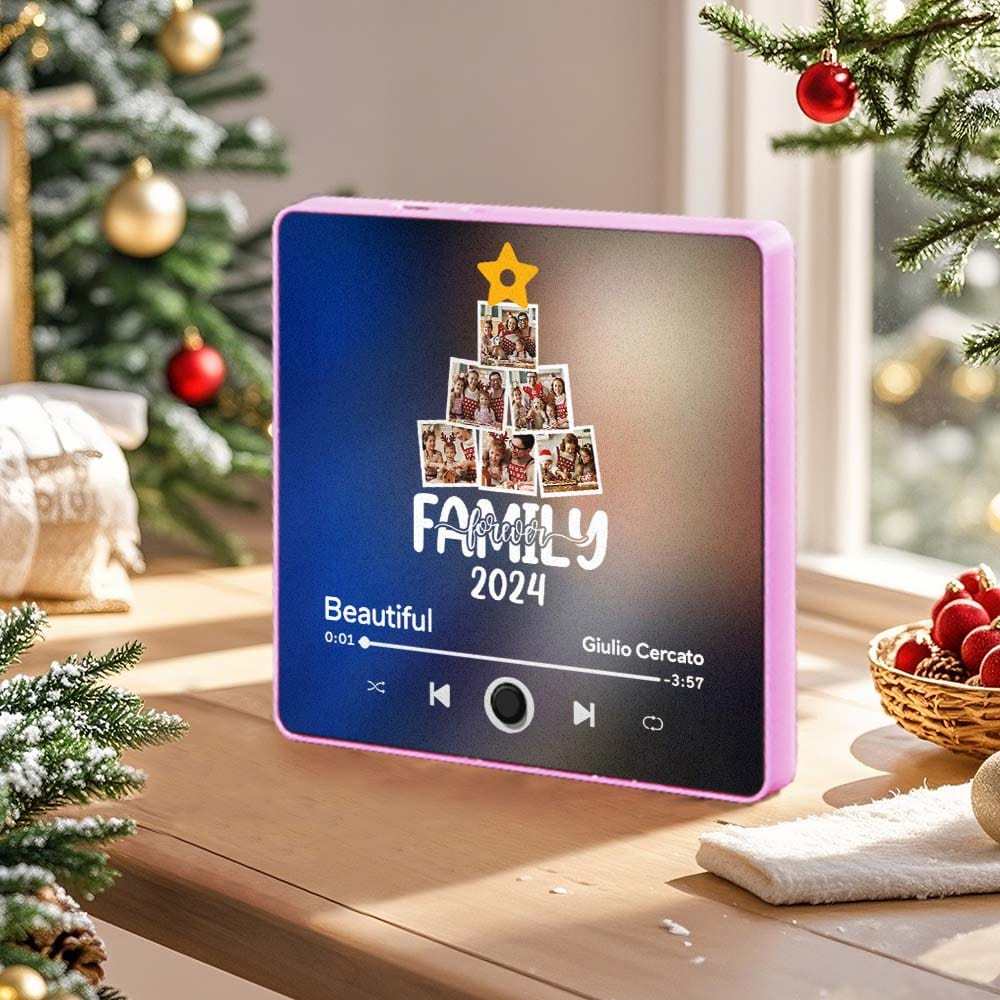 Customized Music Fridge Magnet Personalized Fridge Magnet With Photo Creative Gift Christmas Tree