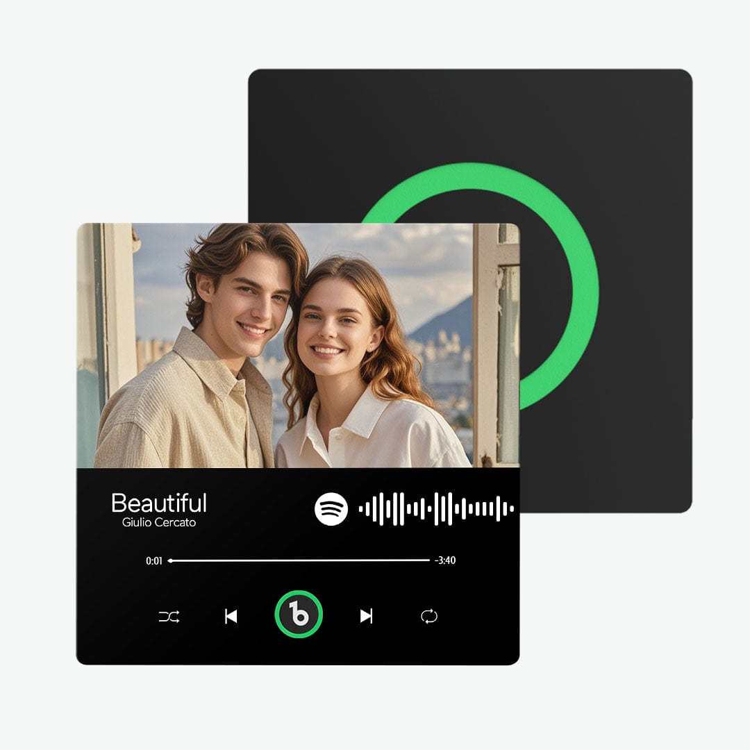 Custom Music Fridge Magnet Album Fridge Magnet With Song Music Wall Photo Sticker Music Movement That Can Be Played Valentines Day Gifts